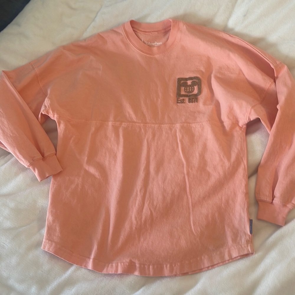 Women’s xs coral and gold Disney Parks Spirit Jersey